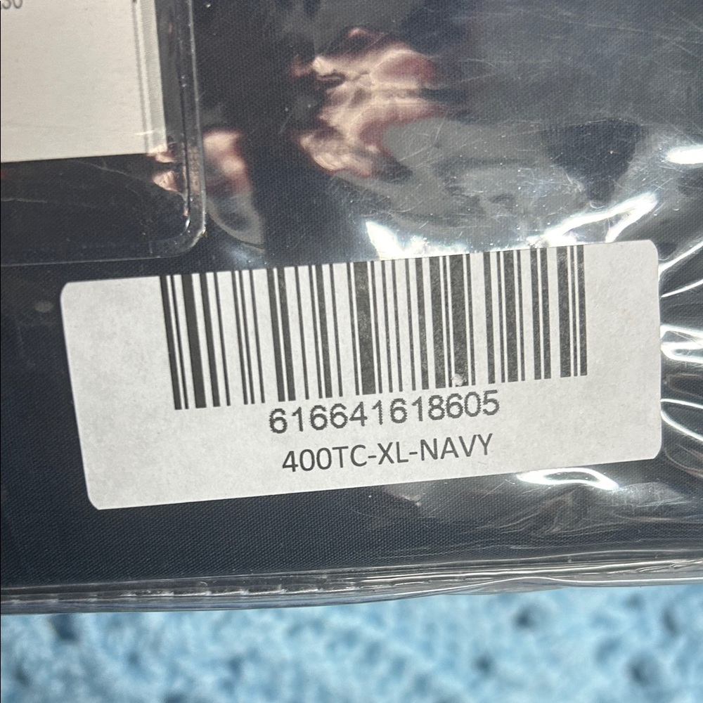 Navy Sheet Set - Picture 2 of 5
